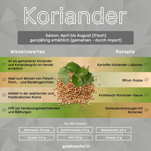 Infos-Koriander