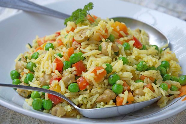 Reis mit Gemüse - Rezept - GuteKueche.ch