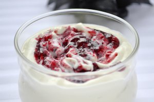 Kirschenmalerei-Joghurt