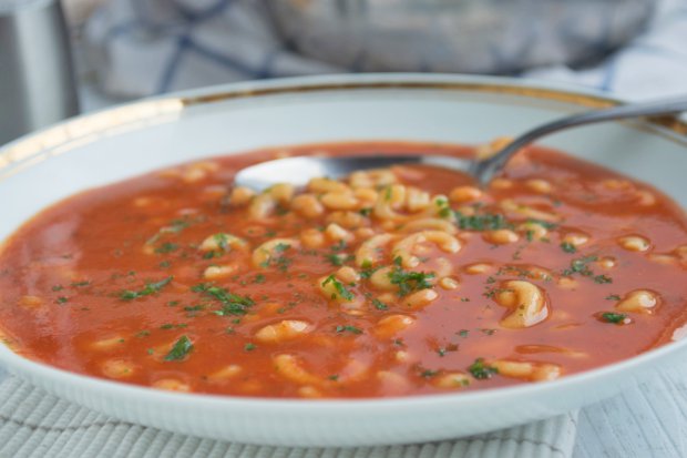 Tomaten-Bohnen-Suppe